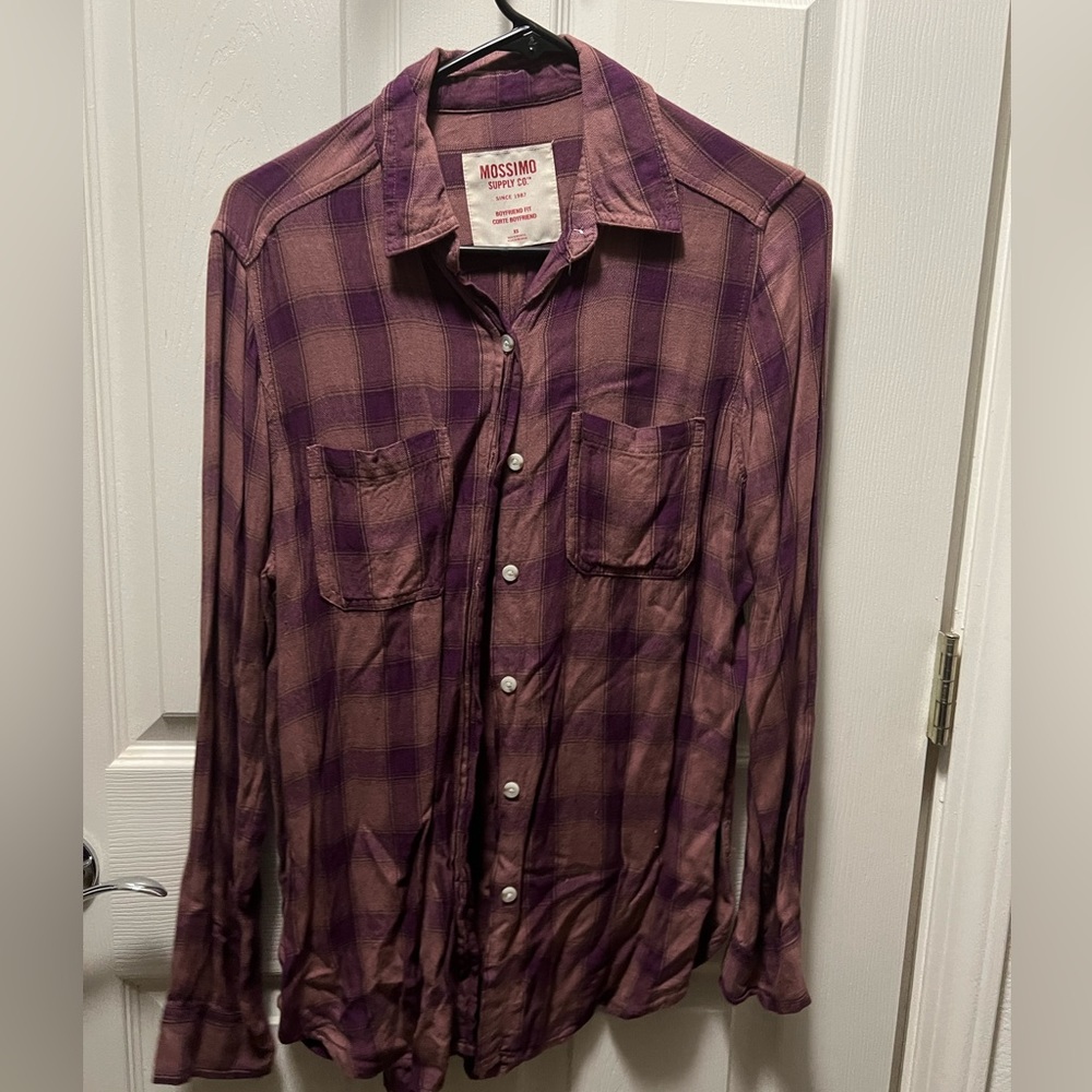 Purple shaded flannel from Mossimo.